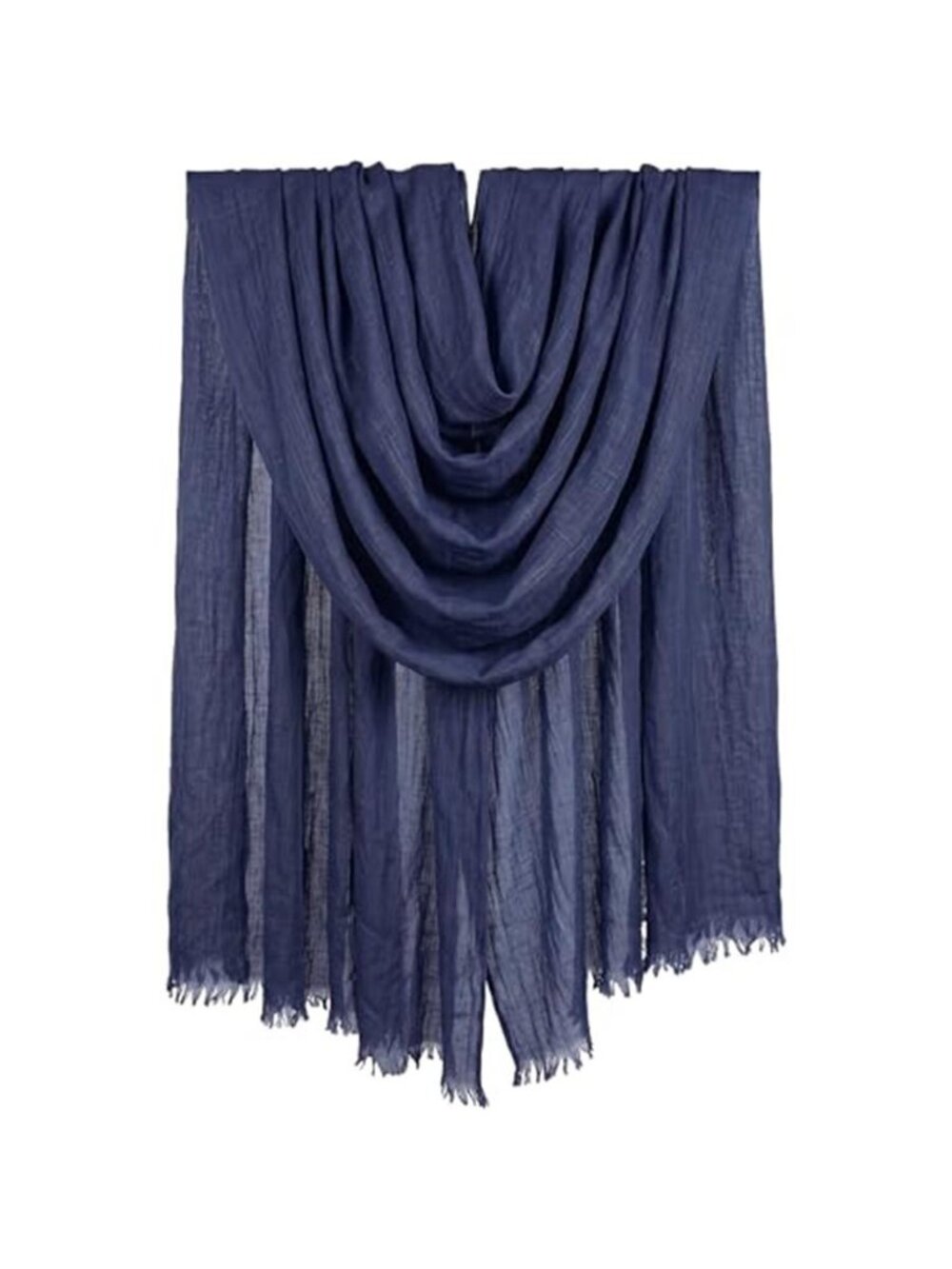 Lightweight Linen Cotton Scarf Shawl Wrap Beach Coverup Summer Travel Hijab